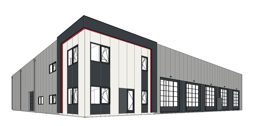 Sketch of Hartman Transport Group’s development in Veenoord/Nieuw-Amsterdam